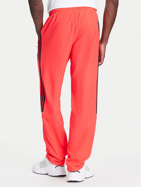 adidas adidas Spodnji del trenirke Teamgeist adicolor JW5871 Rdeča Loose Fit