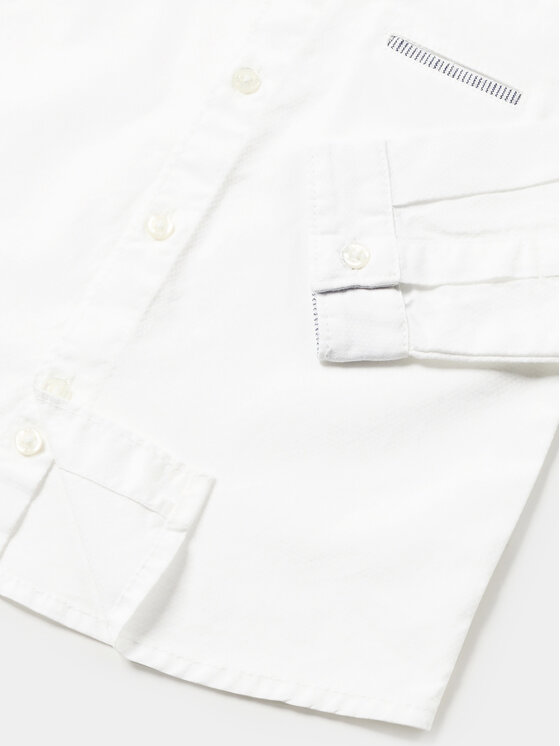 Mayoral Mayoral Camicia 1116 Bianco Regular Fit