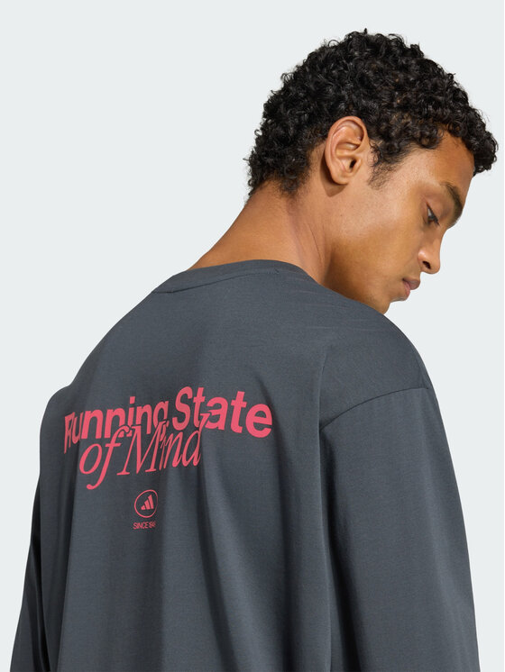 adidas adidas Longsleeve 167641 Szary Loose Fit
