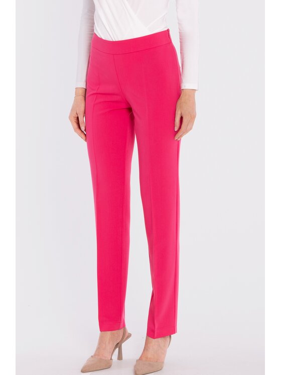 Stylove Stylove Pantaloni di tessuto S433 Rosa Cigarette Fit