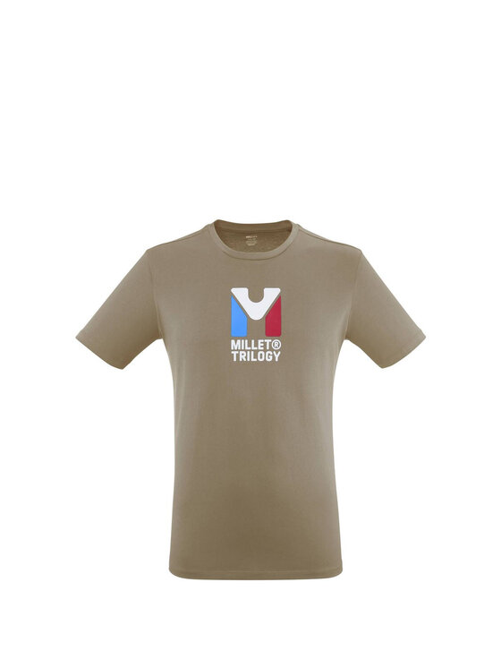Millet Millet T-Shirt Chamonix Trilogy Ts Ss M Beżowy Regular Fit