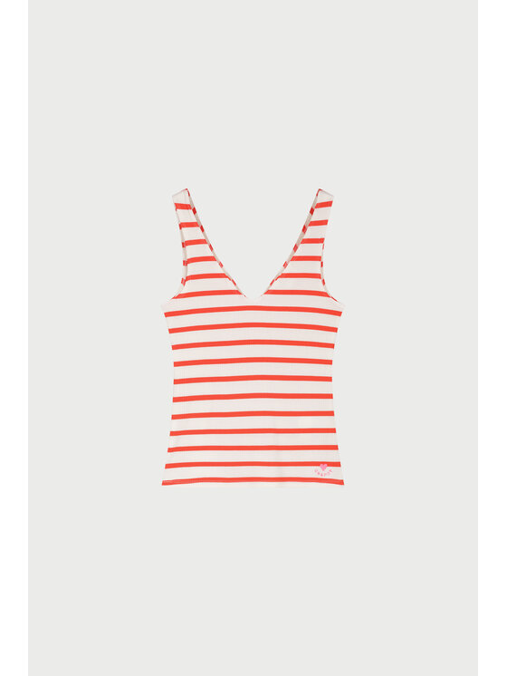 Fabienne Chapot Fabienne Chapot Top 6212-1809-178 Beżowy Slim Fit