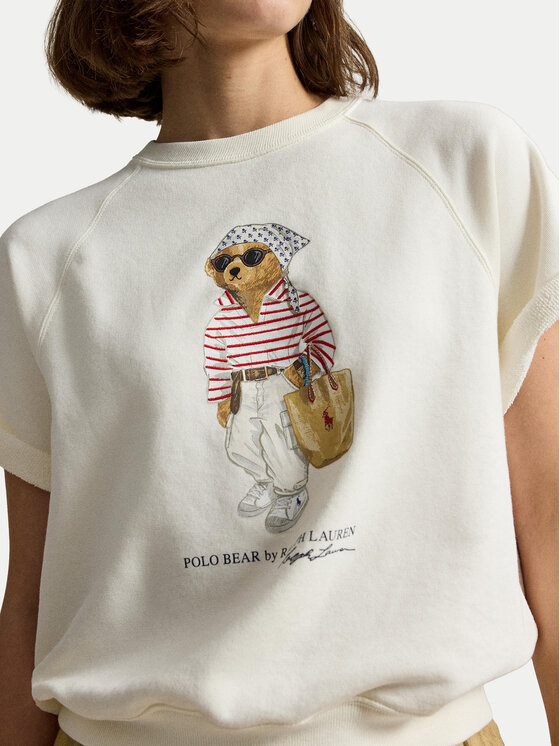 Polo Ralph Lauren Polo Ralph Lauren T-Shirt 211B20069001 Λευκό Relaxed Fit