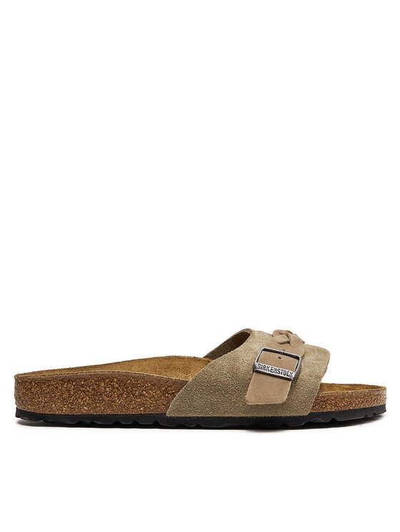 Damskie Klapki Birkenstock, Rozmiar 37, Brązowe, Oita Braided 1026730