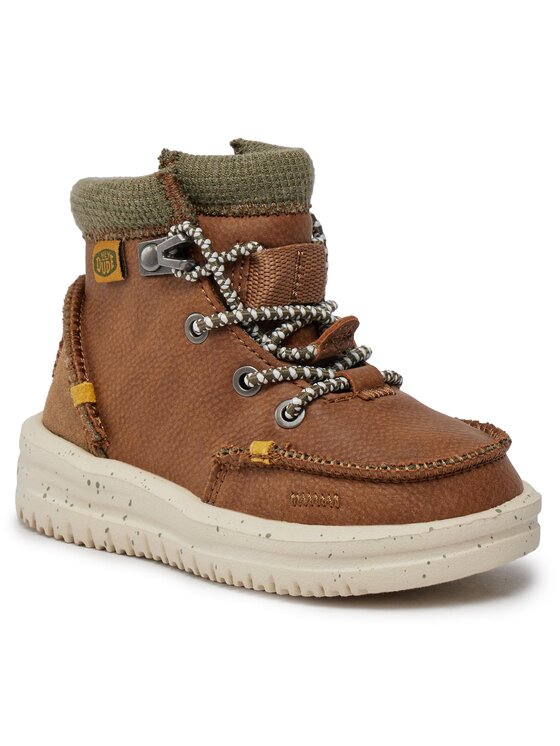 Hey Dude Hey Dude Gležnjarji Bradley Boot Youth 40417-267 Rjava