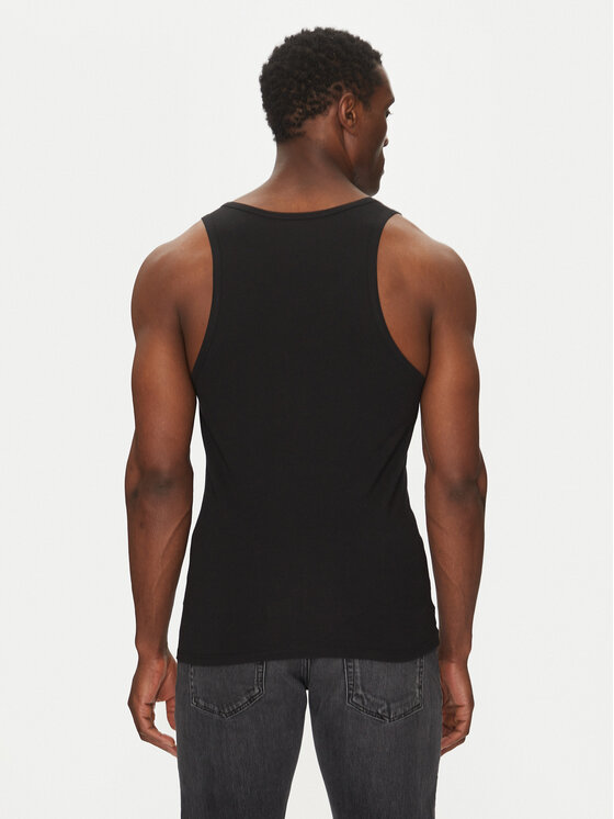 Calvin Klein Underwear Calvin Klein Underwear Komplektas: Tank top marškinėliai (3 vnt.) Tank 3Pk LV00NB4184 Juoda Slim Fit