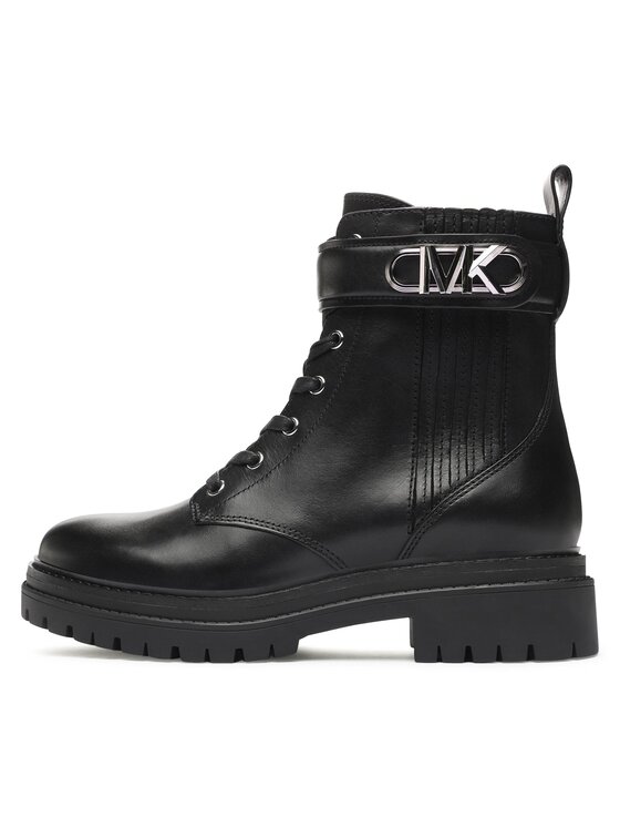 MICHAEL Michael Kors MICHAEL Michael Kors Šnurovacia obuv Parker Ankle Bootie 40F3PKFE5L Čierna