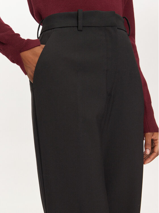Calvin Klein Calvin Klein Παντελόνι υφασμάτινο K20K207589 Μαύρο Regular Fit