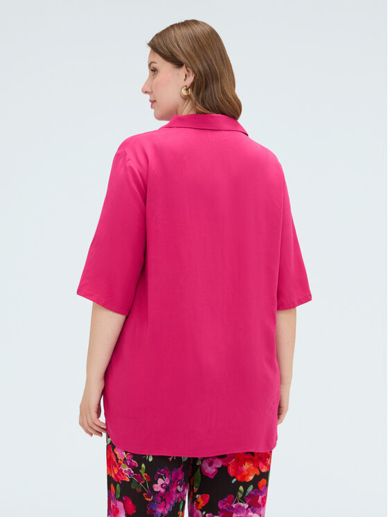 Fiorella Rubino Fiorella Rubino Bluzka 2018L000676N019 Różowy A-Line Fit
