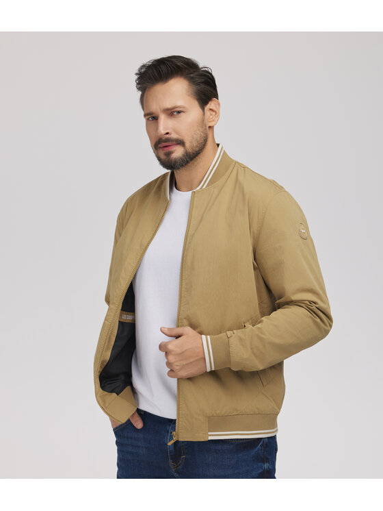 Lee Cooper Lee Cooper Kurtka damska KURTKA M CARLO 5052 PRAIRE SAND Beżowy Regular Fit