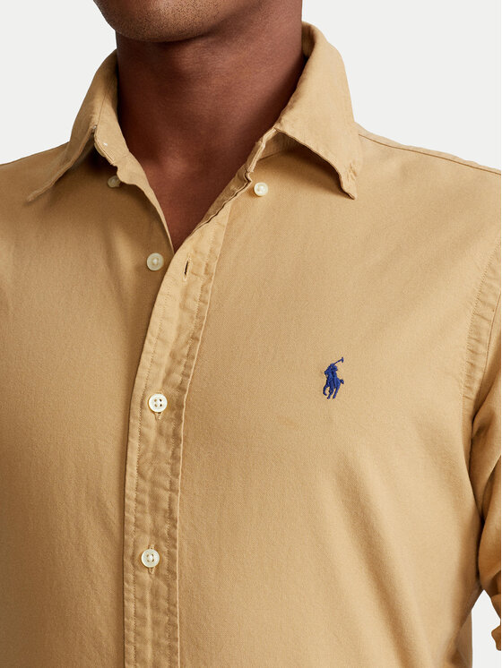 Polo Ralph Lauren Polo Ralph Lauren Сорочка 710804257021 Темно-бежевий Slim Fit