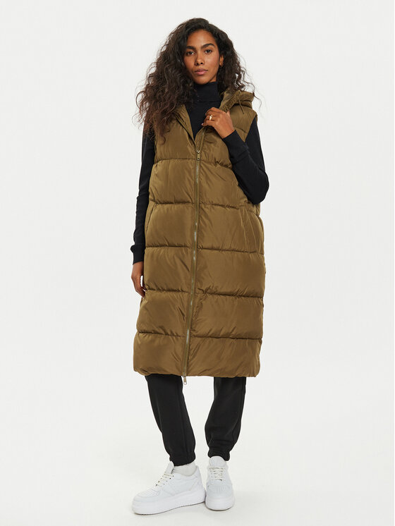 Vero Moda Vero Moda Prsluk Ligaane 10298757 Smeđa Regular Fit
