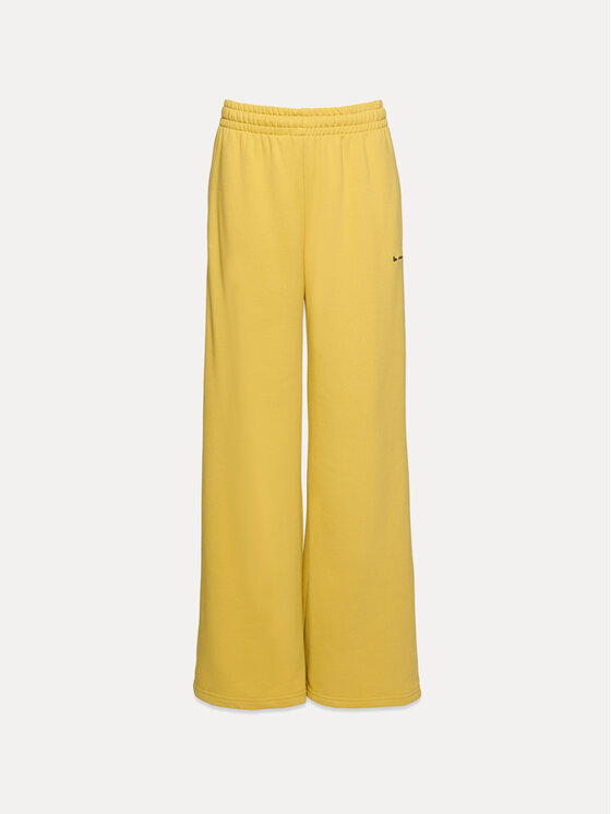 La Mania La Mania Teplákové nohavice BASTI Žltá Basic Fit