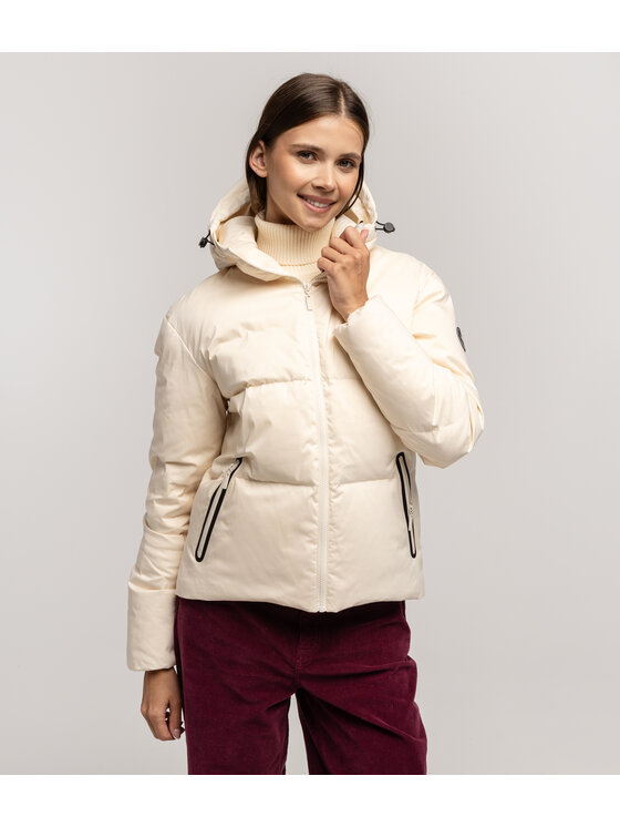 Lee Cooper Lee Cooper Kurtka puchowa MOLLY 0101 Écru Regular Fit