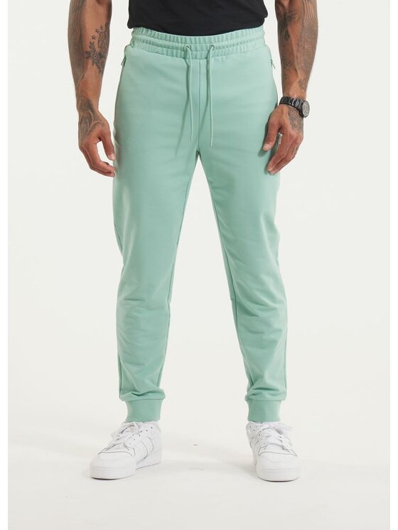 PITBULL PITBULL Spodnie dresowe SMALL LOGO NUGGET Zielony Regular Fit