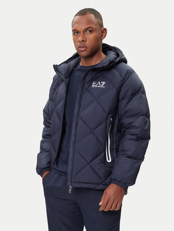 EA7 Emporio Armani EA7 Emporio Armani Daunenjacke 7M001001 AF15923 UB102 Dunkelblau Modern Fit