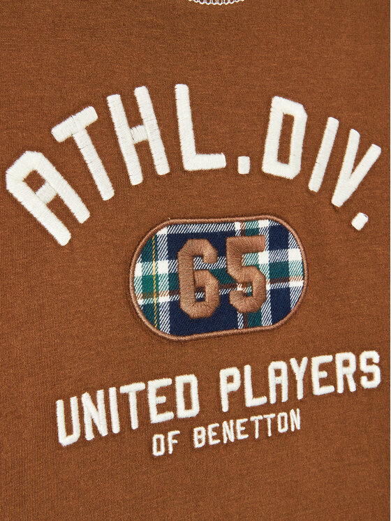 United Colors Of Benetton United Colors Of Benetton Μπλουζάκι 3VR5G106G Καφέ Regular Fit