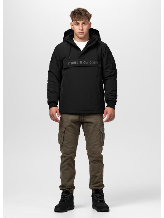 PITBULL PITBULL Kurtka zimowa MEANDRO Czarny Regular Fit