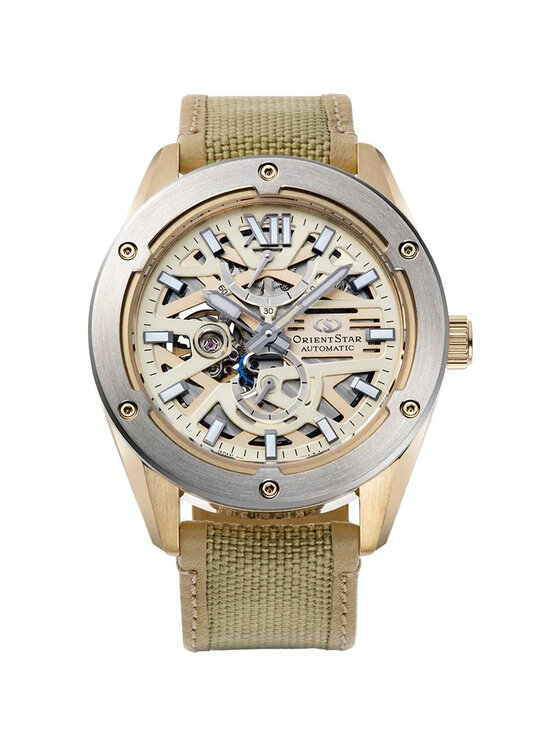 Orient Star Orient Star Zegarek RE-BZ0005G00B Beżowy