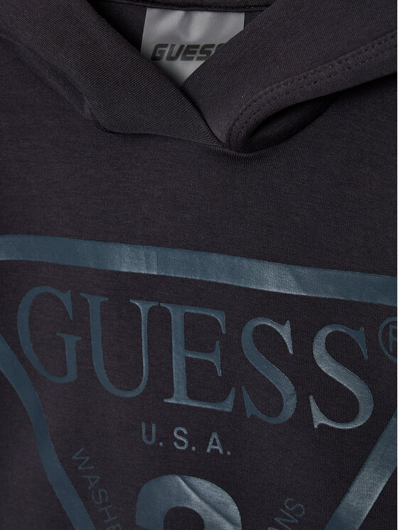 Guess Guess Bluza J2BQ35 FL03S Granatowy Regular Fit