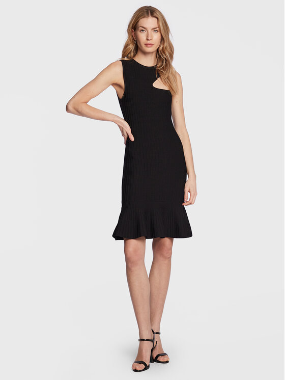 PINKO Pinko Sukienka koktajlowa Polonio 100428 A0LF Czarny Slim Fit