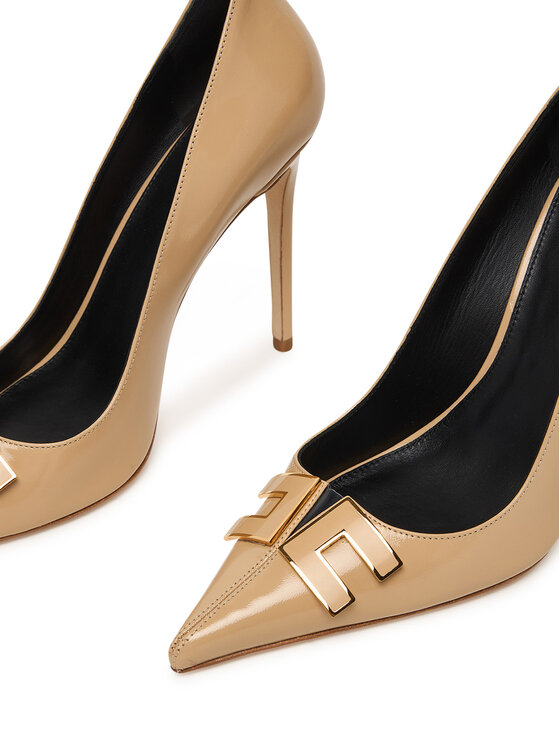 Elisabetta Franchi Elisabetta Franchi Pantofi cu toc subțire SA14B61E2 Bej
