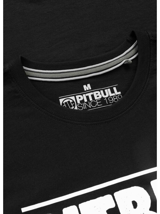PITBULL PITBULL T-Shirt GYM Czarny Regular Fit