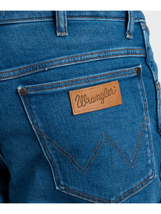 Wrangler Wrangler Jeansy River Niebieski Regular Fit