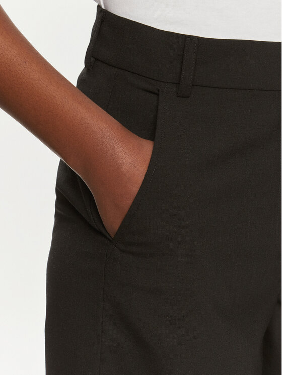 MAX&Co. MAX&Co. Riidest püksid Brivido 2426136012200 Must Regular Fit