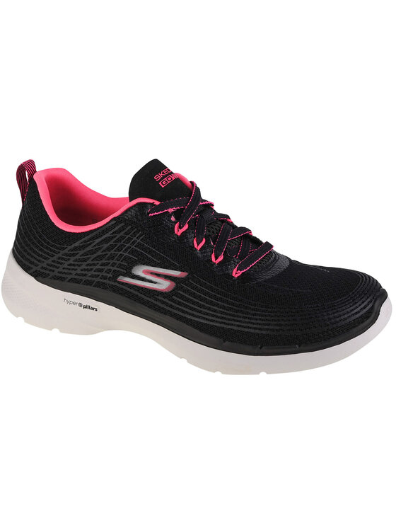 Skechers Skechers Sneakersy Skechers Go Walk 6 - Stunning Glow Czarny