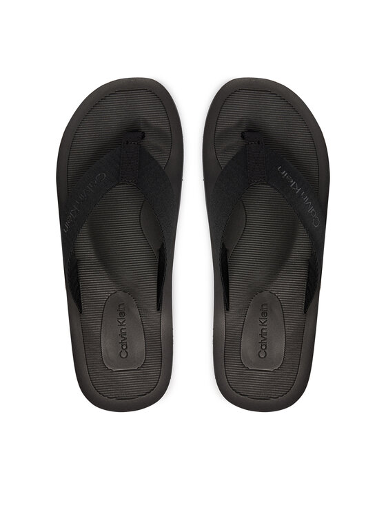 Calvin Klein Calvin Klein Flip-flops Logo Webbing Strap HM0HM02106 Fekete