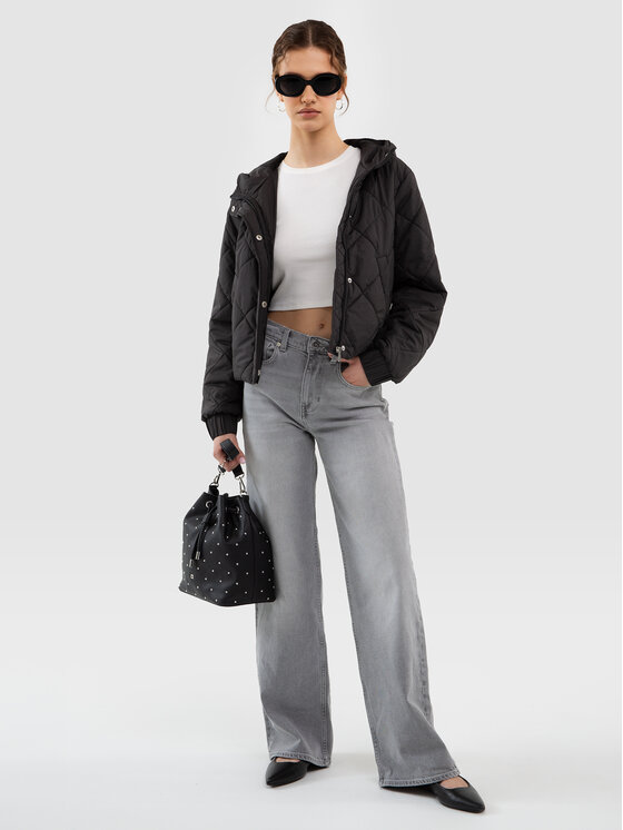 BIG STAR BIG STAR Kurtka zimowa PERY Czarny Basic Fit