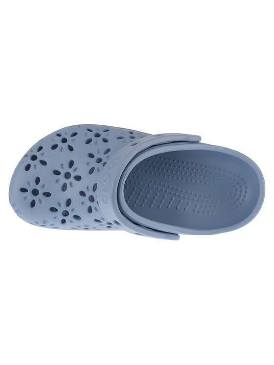Crocs Crocs Ciabatte Classic Floral Cut Out Clog Kids Blu