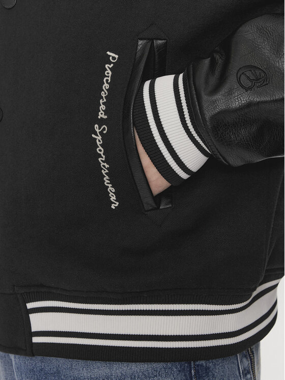 Champion Champion Μπόμπερ μπουφάν 219993 Μαύρο Regular Fit