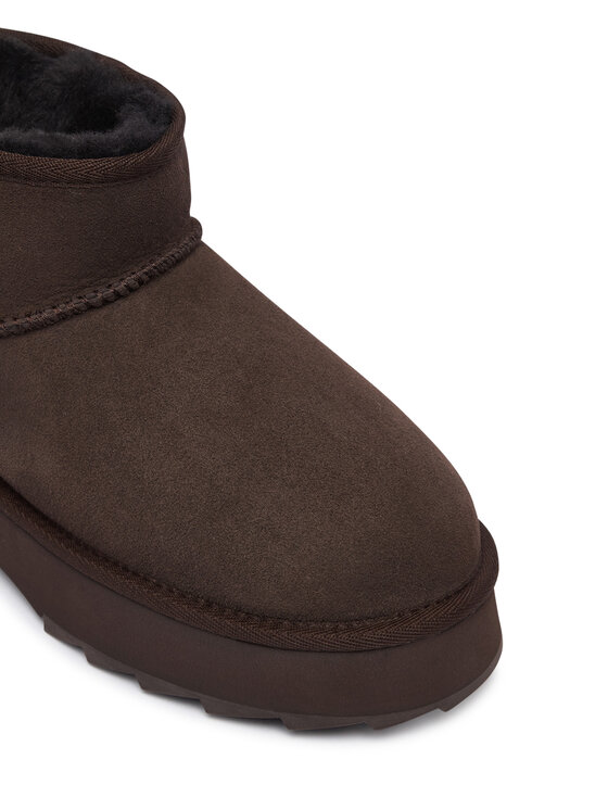 EMU Australia EMU Australia Śniegowce SharkyMicroFlatform W13304 Brązowy