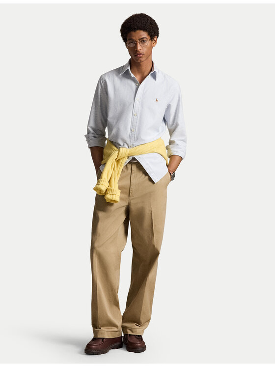 Polo Ralph Lauren Polo Ralph Lauren Koszula 710792041004 Błękitny Custom Fit