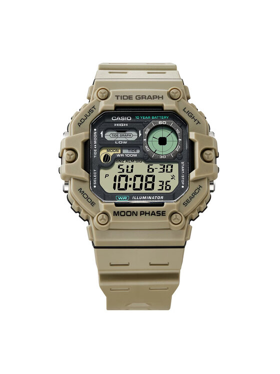 Casio Casio Hodinky WS-1700H-5AVEF Zelená