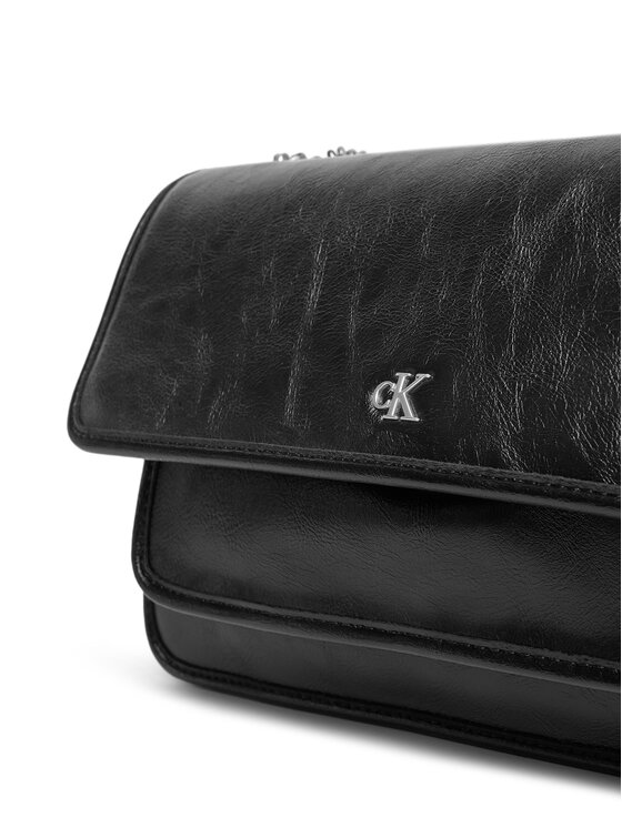 Calvin Klein Jeans Calvin Klein Jeans Kabelka Chain Ew Flap Conv Chain Bag LV04K3084G Čierna