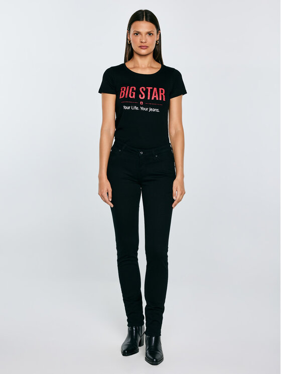 BIG STAR BIG STAR T-Shirt BRUNONA Czarny Basic Fit