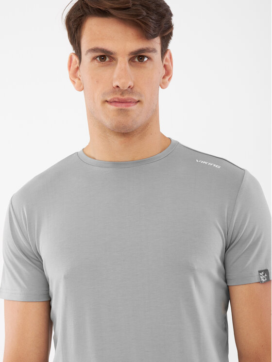 Viking Viking T-Shirt T-shirt Lenta Light Man Szary Regular Fit