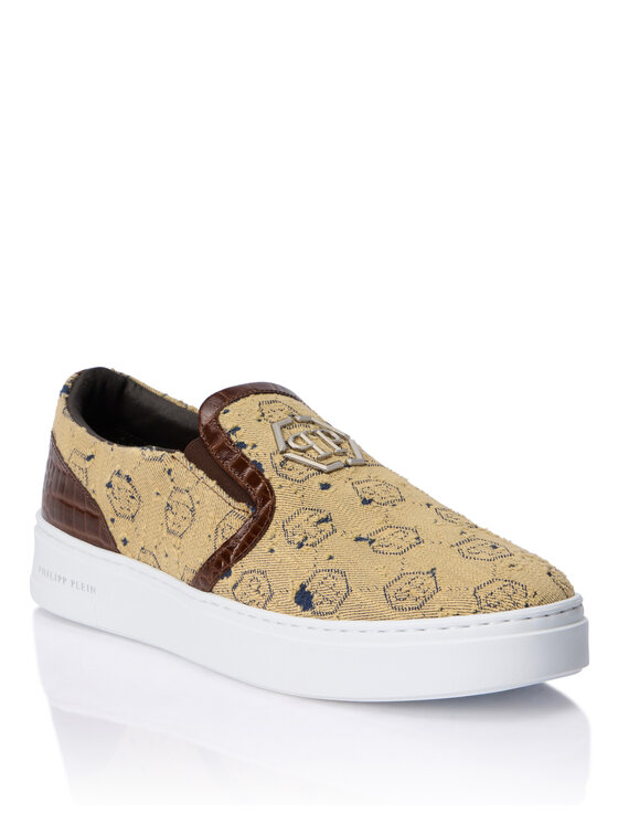 PHILIPP PLEIN PHILIPP PLEIN Sneakersy 30266 Brązowy