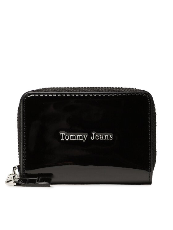Portofel Mic de Damă Tommy Jeans Tjw Must Small Za Patent AW0AW14974 BDS