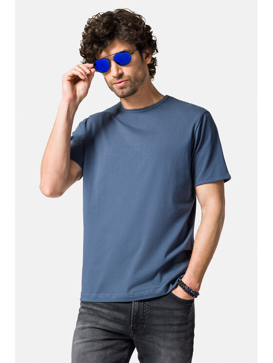 Lancerto Lancerto T-Shirt Steph TS073123000006 Niebieski Regular Fit