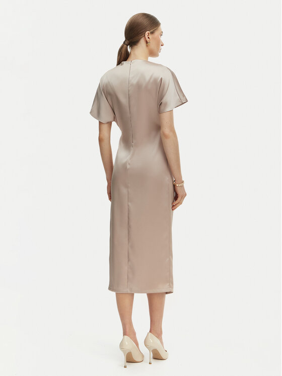 Rinascimento Rinascimento Коктейльна сукня CFC0127457003 Бежевий Regular Fit