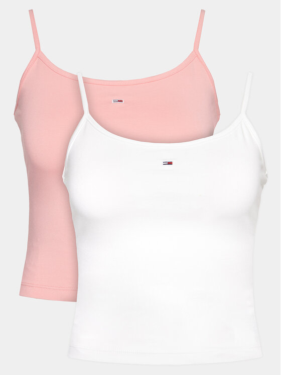 Tommy Jeans Tommy Jeans Set di 2 top Essential DW0DW18148 Multicolore Regular Fit