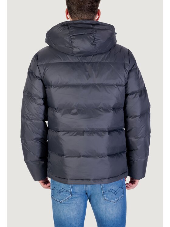 Calvin Klein Jeans Calvin Klein Jeans Μπουφάν πουπουλένιο LS NYLON ZIP OFF HOO Γκρι Casual Fit