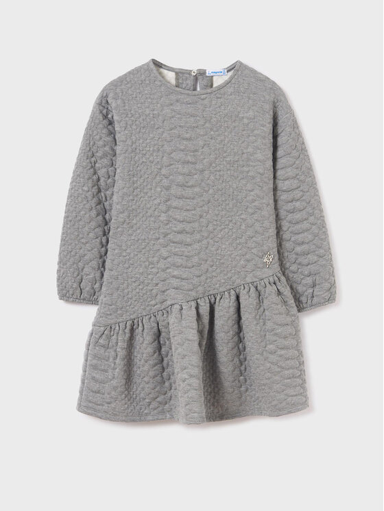 Mayoral Mayoral Sukienka codzienna 7.968 Szary Regular Fit