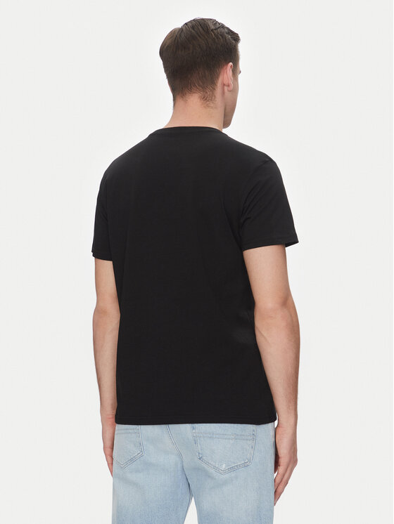SCHOTT N.Y.C. SCHOTT N.Y.C. T-krekls TSCASUALV Melns Regular Fit