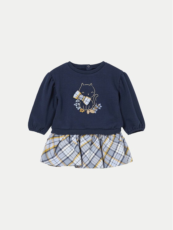 Mayoral Mayoral Set Sweatshirt und Rock 2929 Dunkelblau Regular Fit