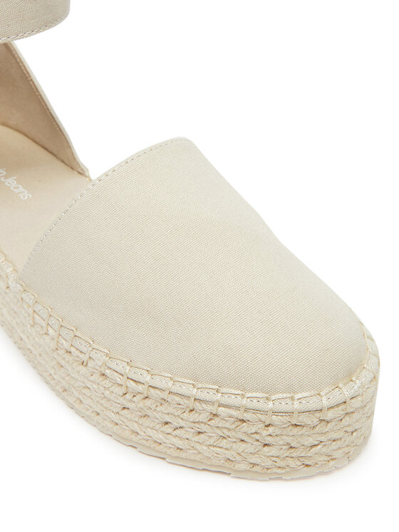 Calvin Klein Jeans Calvin Klein Jeans Espadrilės Flatform Espadrille Sling Mg YW0YW01735 Smėlio